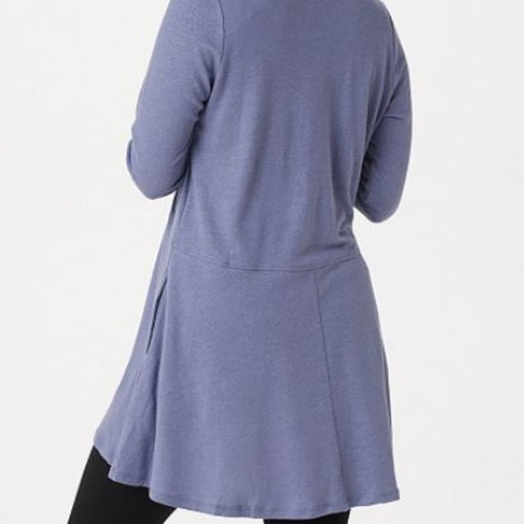 Logo~Knit Cardigan with Cascade Front 1965 - Picture 2 of 3